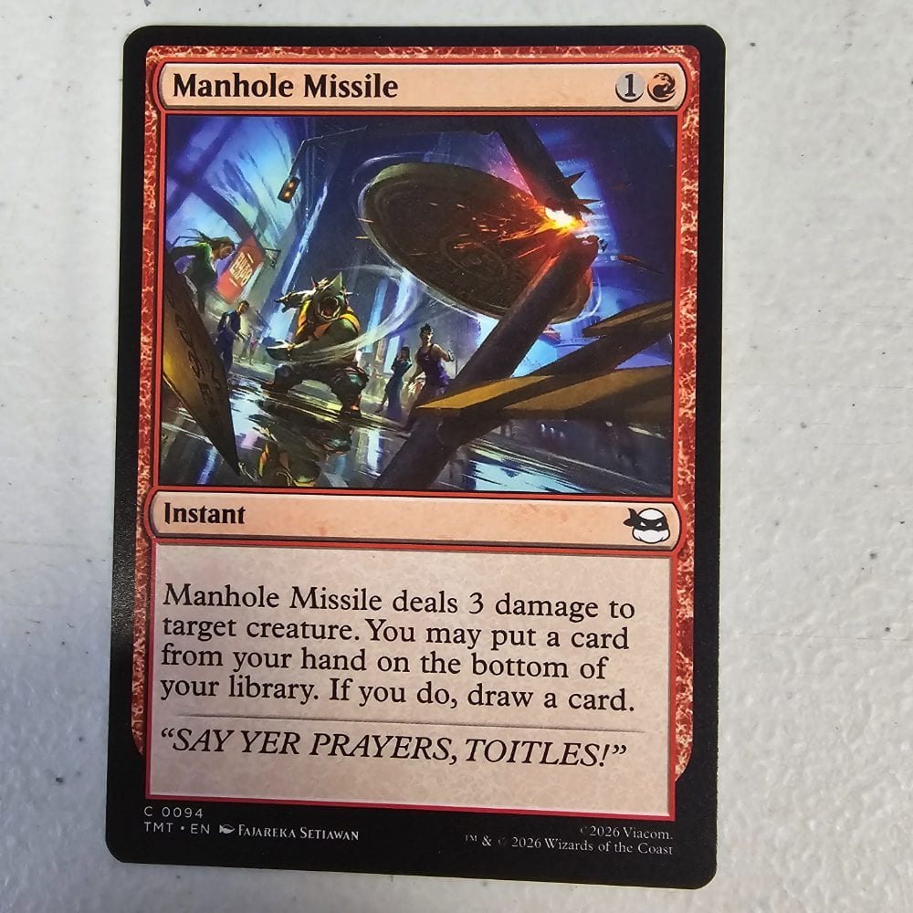 Manhole Missile