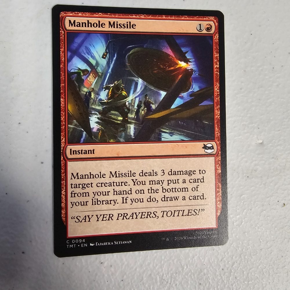 Manhole Missile